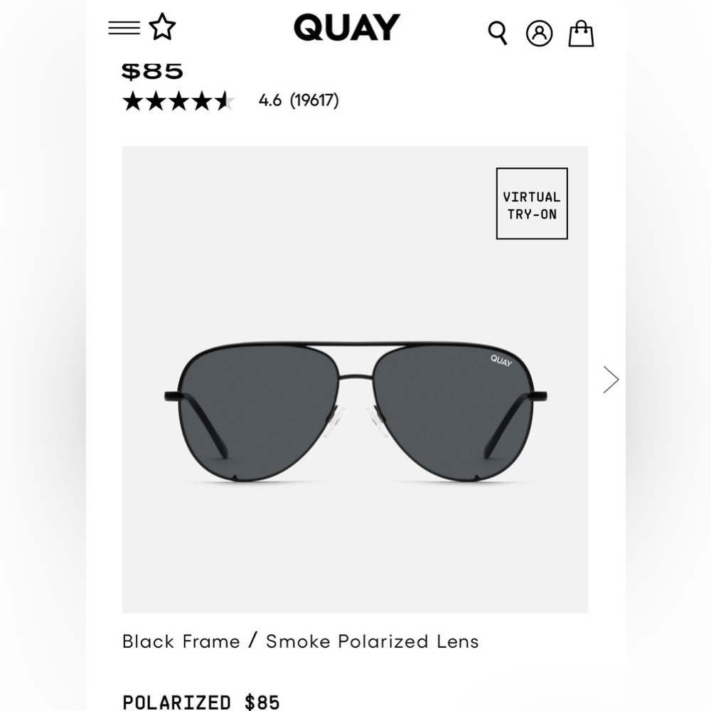 Quay Sunglasses Brand New Unused